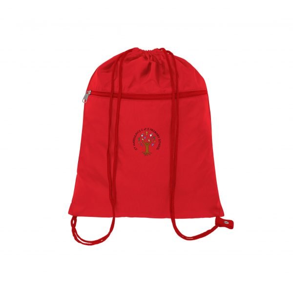 St Hardulphs Primary PE Bag (Drawstring)