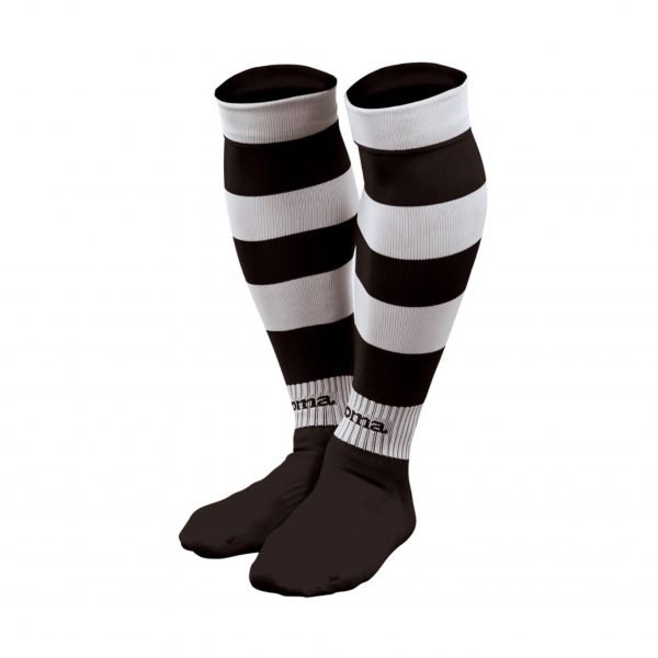 Joma Zebra Hooped Socks - Black/White
